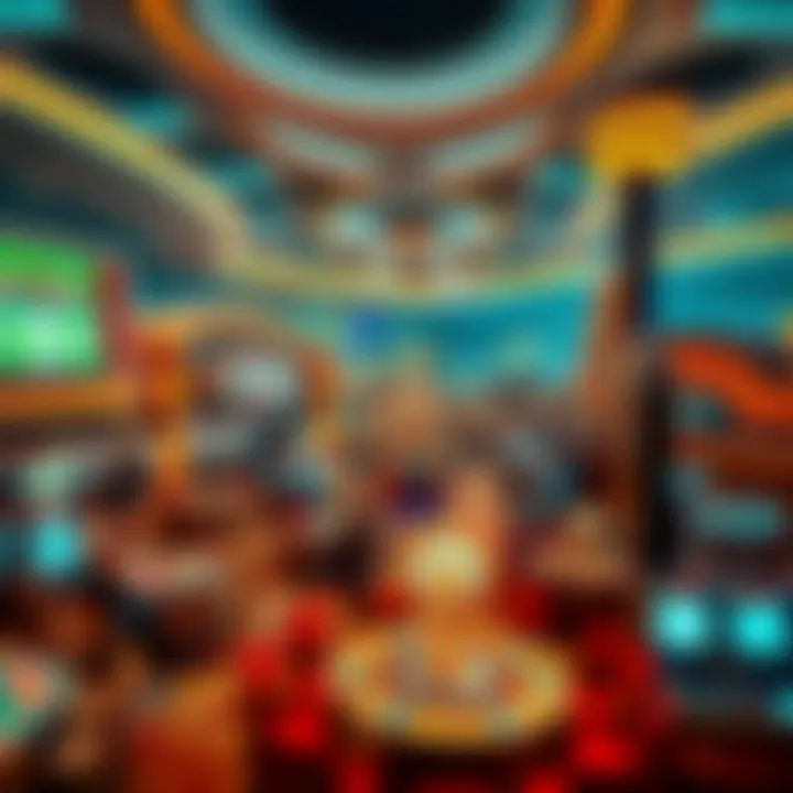 A panoramic view of the casino's amenities and entertainment options