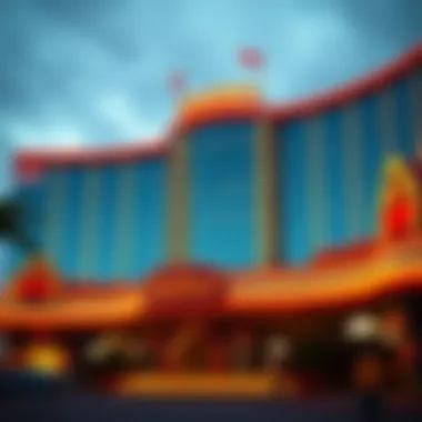 Exterior view of Reno's largest casino showcasing its grandeur