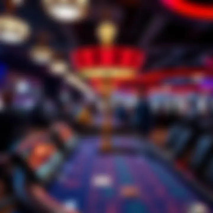 A vibrant gaming table bustling with activity