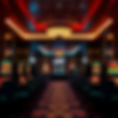 Interior design highlighting the luxurious gaming area