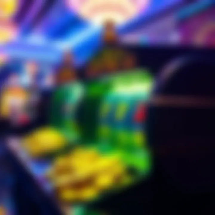 Visual representation of potential rewards