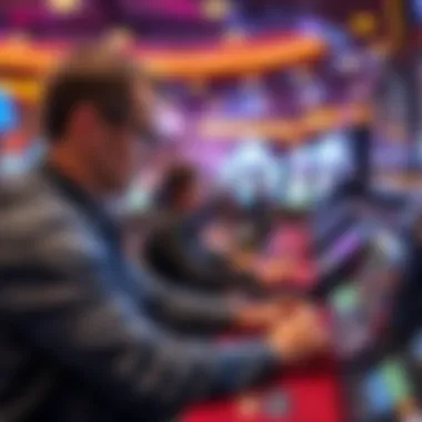 Player making strategic bets