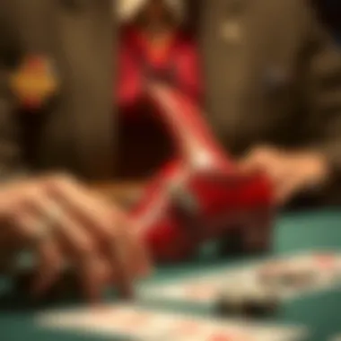 Illustration of blackjack strategy adjustments based on shoe mechanics