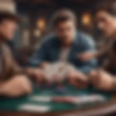 Illustration of Four of a Kind hand in poker