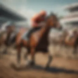 Visual representation of horse racing odds