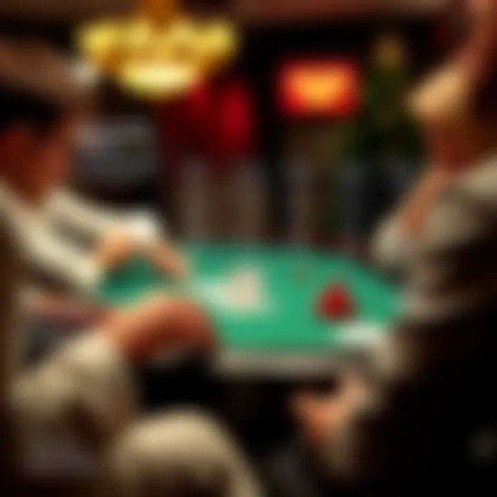 Poker Decision-Making and Odds Infographic illustrating poker decision-making based on odds