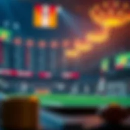 Conceptual illustration of money line betting