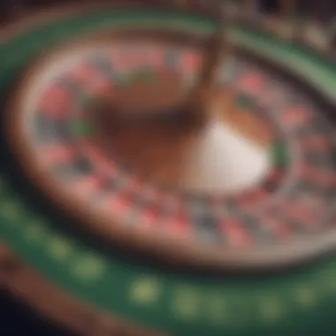 Visual representation of payout ratios in roulette