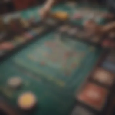 Chart explaining the odds of different card games in casinos