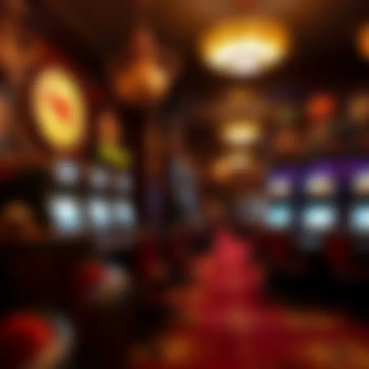 Cultural artifacts displayed within the casino premises