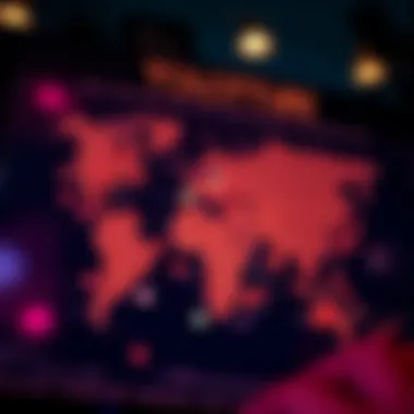 Map showing geographic availability of online lotteries